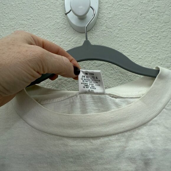 VTG Ritz Mickey Mouse Single Stitch White Graphic Short Sleeve Shirt Mens Large - Picture 4 of 6